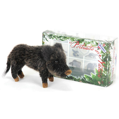 Mini Wild Boar Plush Soft Toy by Hansa